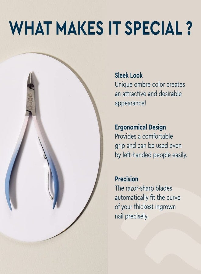 GUBB Nail Nipper For Thick & Ingrown Nails | Cuticle Cutter - Curved Blades for Precise Cutting, Comfortable Grip, Long Lasting Stainless Steel, Multipurpose - For Ingrown Nails & Cuticles - Image 5