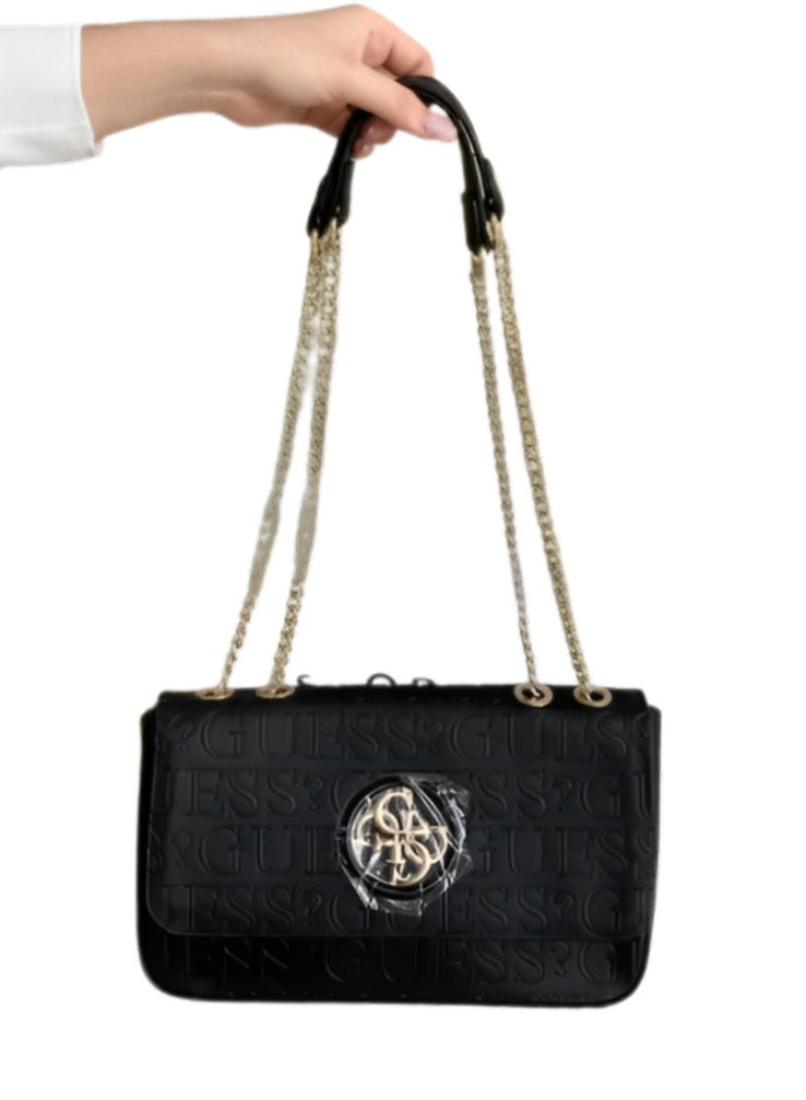 GUESS Women's Embossed Monogram Shoulder Bag - Image 2