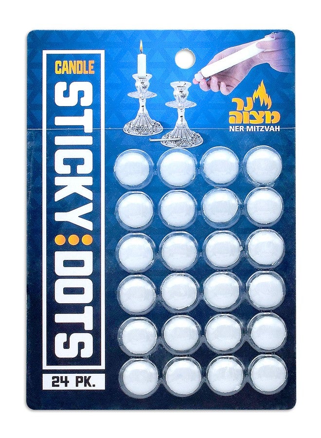 Ner Mitzvah Candle Sticky Dots - Image 1