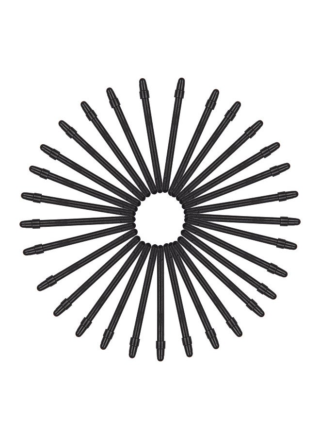 30PCS Stylus Pen Nibs and Pen Clip for T505 Professional Graphics Drawing Tablet Stylus Pen Black