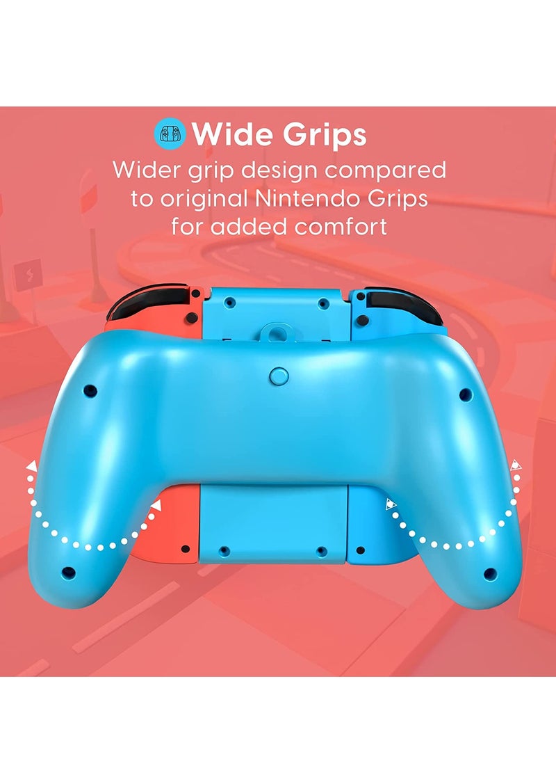 Joy-Con Grip Handle hand Bracket Support Holder for Nintendo Switch NS 2 Joy-Con Controllers Blue - Image 5
