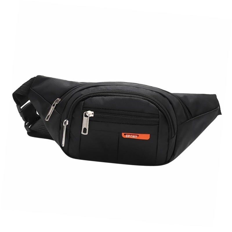 Waterproof Nylon Waist Pack Adjustable Strap For Men Outdoor Hiking Travel Running - Image 2