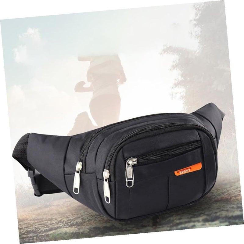 Waterproof Nylon Waist Pack Adjustable Strap For Men Outdoor Hiking Travel Running - Image 4