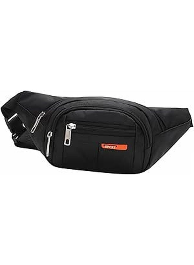 Waterproof Nylon Waist Pack Adjustable Strap For Men Outdoor Hiking Travel Running - Image 1