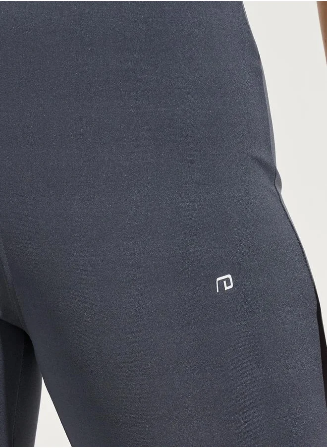 Styli Logo Broad Waistband Basic Leggings