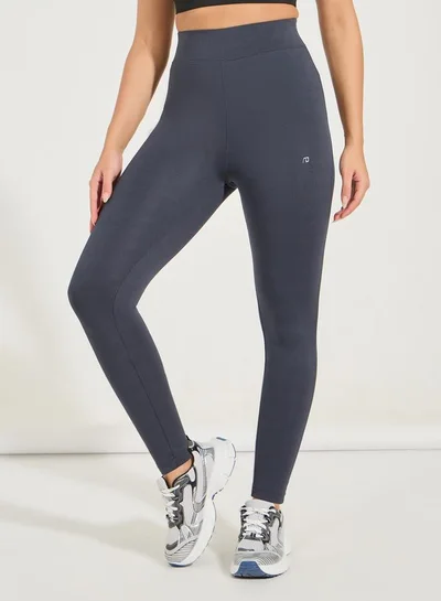 Styli Active Broad Waistband Basic Leggings