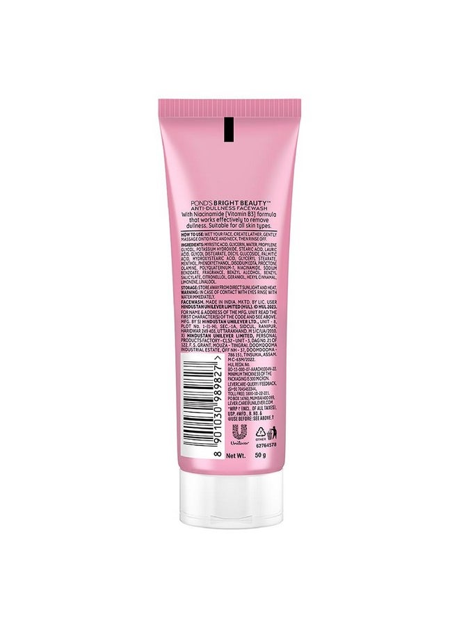 Pond's Pond's White Beauty Spot-less Firness Face Wash, 50 gram, India  - Image 2