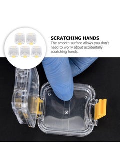 EXCEART EXCEART 5Pcs Membrane Tooth Boxes Transparent Membrane Film Tooth Box with Latch Denture Storage Boxes  - Image 4