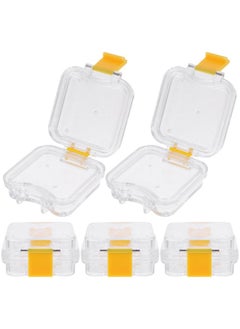 EXCEART EXCEART 5Pcs Membrane Tooth Boxes Transparent Membrane Film Tooth Box with Latch Denture Storage Boxes  - Image 1