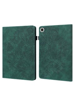 Green Tiger Case For Huawei Mediapad Enjoy Tablet 2 10.1 Peacock Embossed Pattern TPU + PU Horizontal Flip Leather Case with Holder & Card Slots & Wallet & Sleep / Wake-up Function  - Image 1