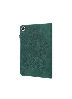 Green Tiger Case For Huawei Mediapad Enjoy Tablet 2 10.1 Peacock Embossed Pattern TPU + PU Horizontal Flip Leather Case with Holder & Card Slots & Wallet & Sleep / Wake-up Function  - Image 3