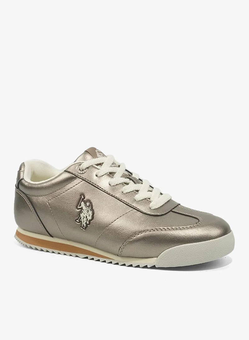 U.S. Polo Assn. Camp Women's Comfortable Stylish Casual Everyday Shoes - Platin