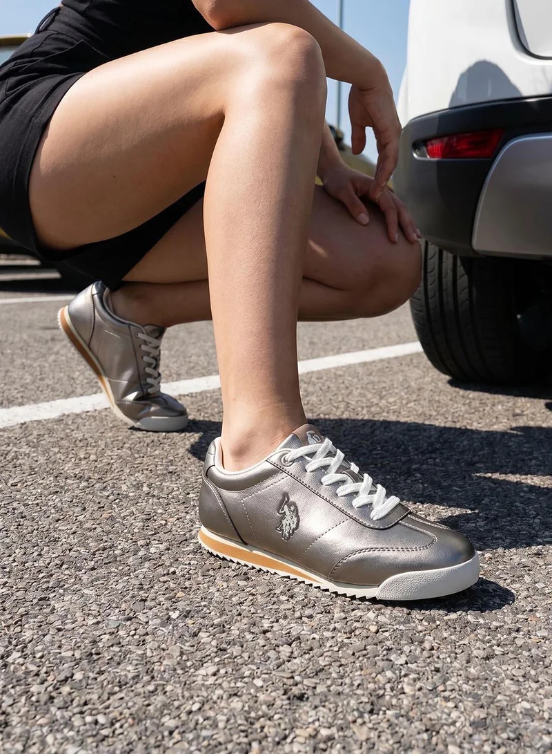 يو اس بولو اسن Camp Pu Women's Casual Shoes - Platin