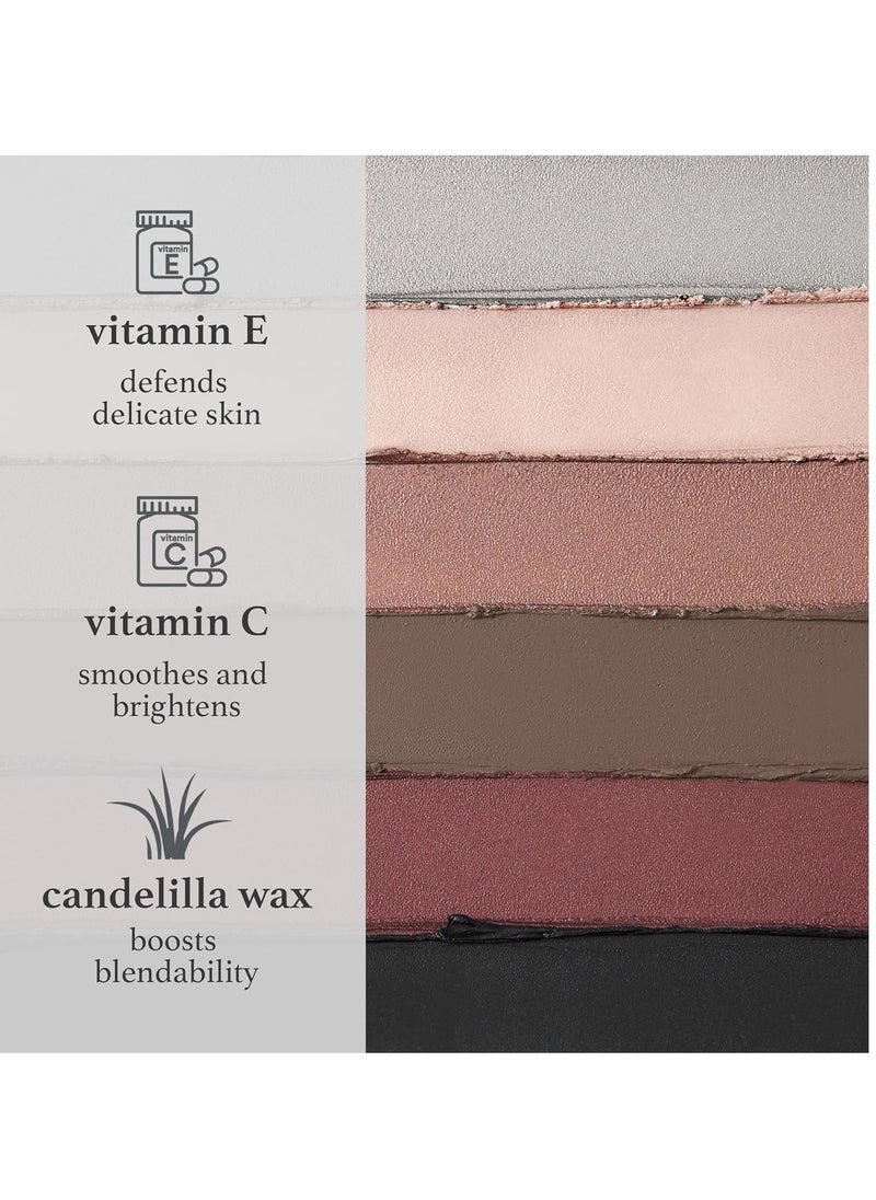 Julep - Julep Eyeshadow 101 Palette-Style Crème-to-Powder Waterproof Eyeshadow Sticks – Moonlight – Long-Lasting, Crease-Proof, 6 Piece Eyeshadow Set with Built-in Smudger - Image 1