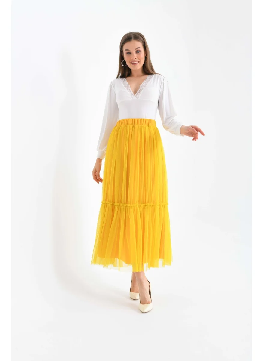 Garmi Ftz Women Women's Tulle Skirt Acid