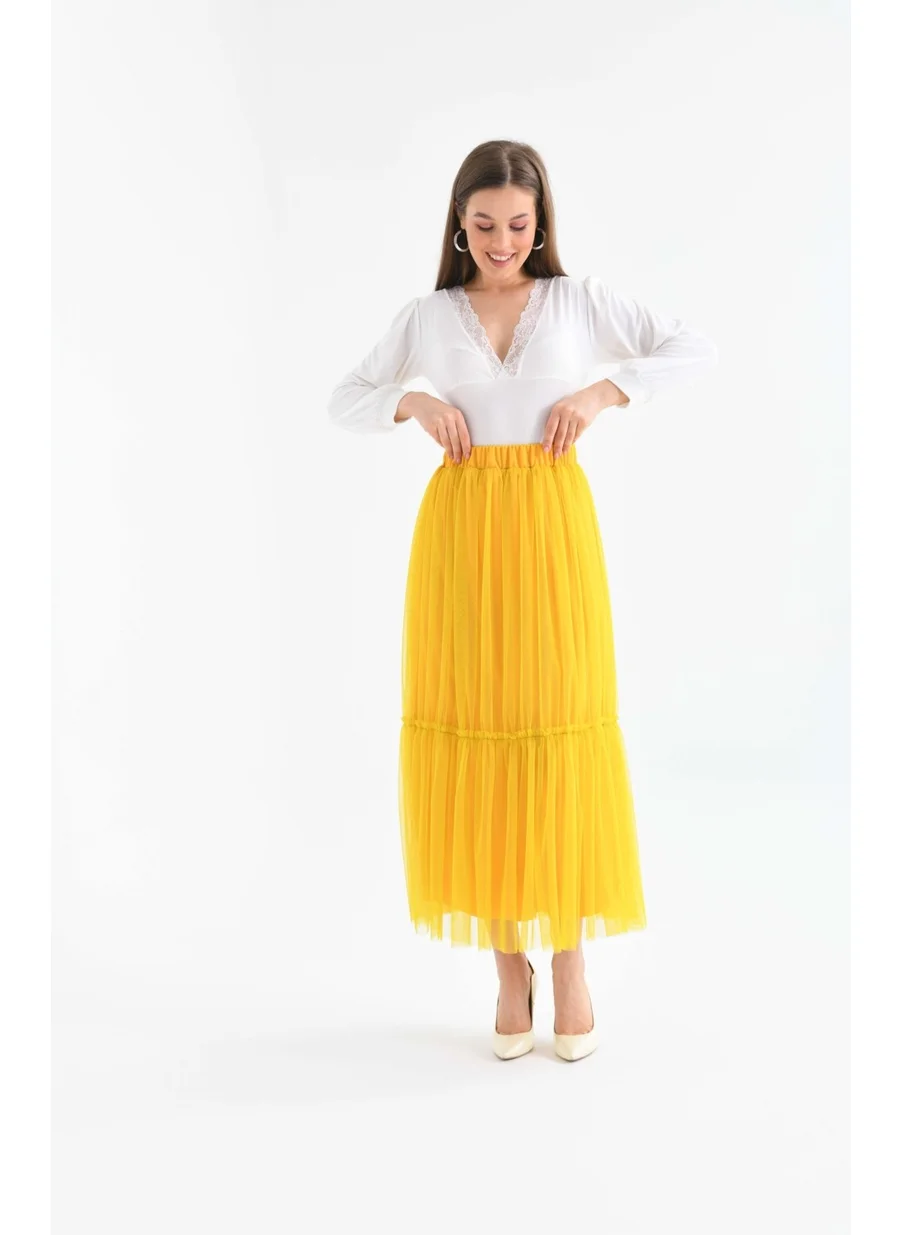 Garmi Ftz Women Women's Tulle Skirt Acid