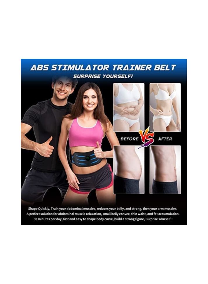 Y&D Smart ABS Stimulator Belt, Portable Abdominal Training Ab Toning for Abdomen/Arm/Leg Training, Fitness Workout Equipment Women Men, Home Device - Image 2