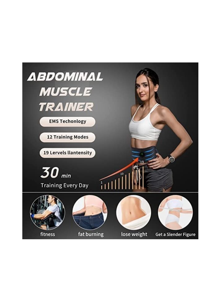 Y&D Smart ABS Stimulator Belt, Portable Abdominal Training Ab Toning for Abdomen/Arm/Leg Training, Fitness Workout Equipment Women Men, Home Device - Image 5