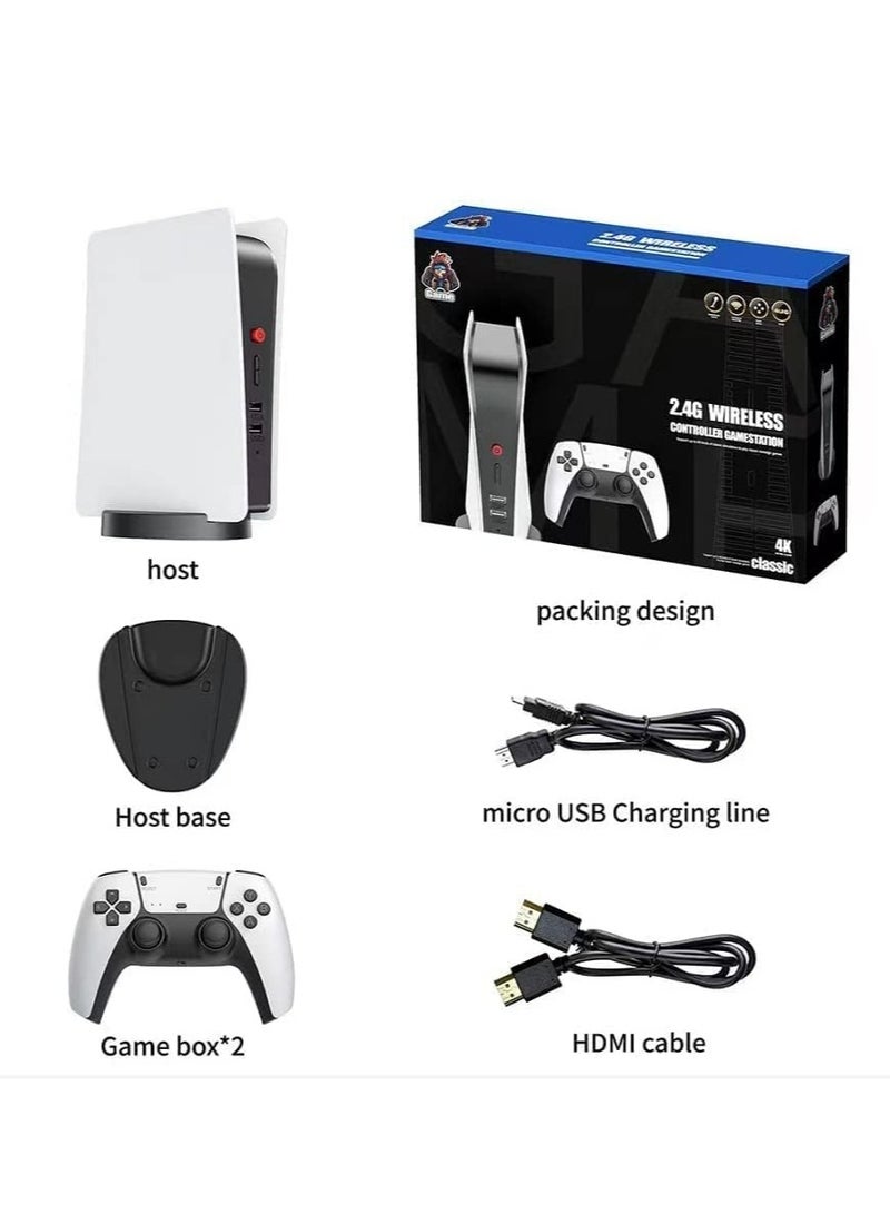 M5 Game Console 2.4gb Wireless Controller Game Station, 4K HD Output Retro Classic Video Game Console upto 15000 Games. - Image 1