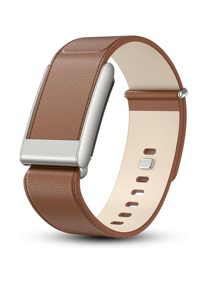 TEMPO Leather Band Compatible with WHOOP 5.0 One & Peak Wearable Health | Breathable, Durable & Secure Fit Strap and Adjustable Wristband Replacement Strap with U Shaped Connector Easy to Use and Perfect for Every Occasion | NOT for Gen 4