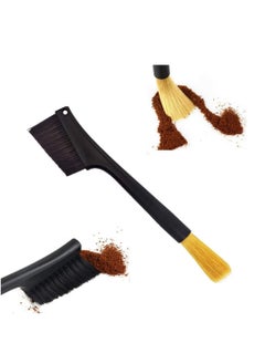 Coffee Machine Cleaning Brush, Dusting Bar Espresso Brush, Grinder Coffee Machine Cleaning Brush, Two Head Brush Accessories fr Bean Grain Coffee Tool Tabletop Simple Barista Home Kitchen Dual Purpose