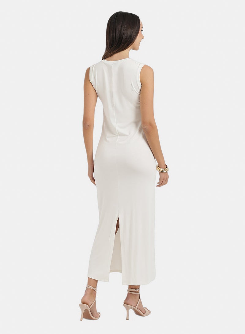 Carina Crew Neck Midi Dress - Image 3