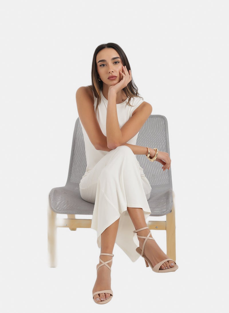 Carina Crew Neck Midi Dress - Image 5