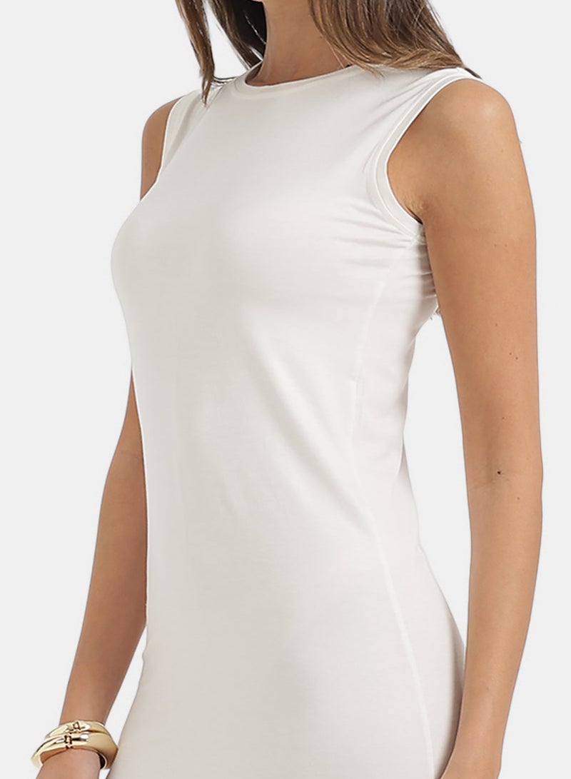 Carina Crew Neck Midi Dress - Image 4