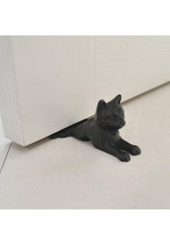 Y&D Cat Shaped Door Locomotion Stopper, Heavy Duty Wedge Stop Doorstop Animal Shape Safety Non- Slip Scratching Works on All Floor Surfaces (1 Pcs)  - Image 3