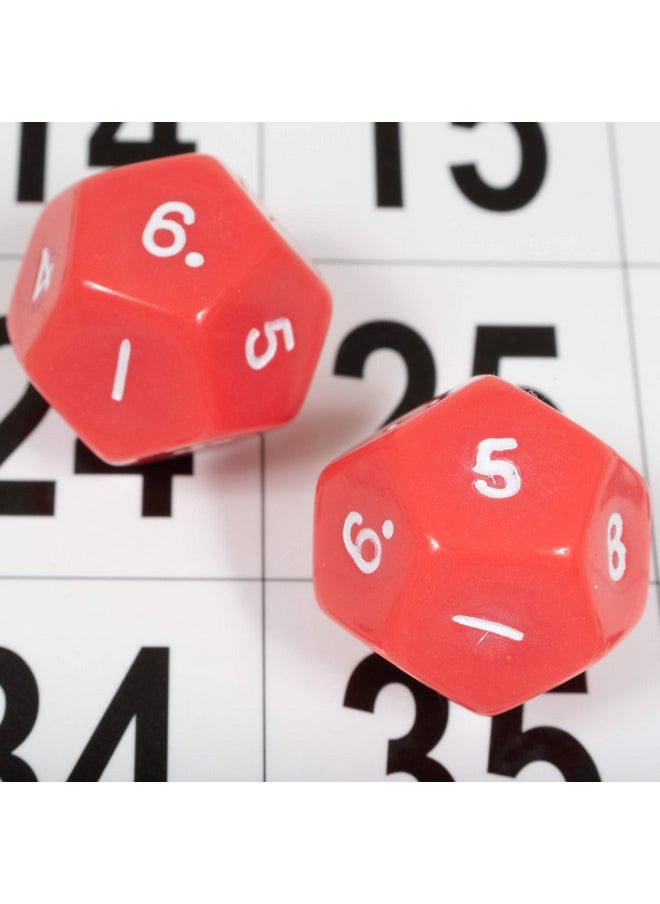 Learning Advantage LEARNING ADVANTAGE Polyhedra Dice - 12 Sides - Set of 12 - Hands-on Math Manipulative - Teach Numeracy - Math Games for Kids  - Image 3