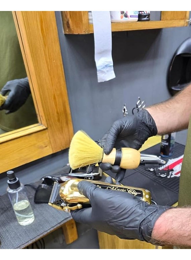 جوانتي فينيل أسود - عبوة 100 قطعة - خالي من البودرة واللاتكس - مرونة عالية وحماية احترافية - متعدد الاستخدامات - Image 2