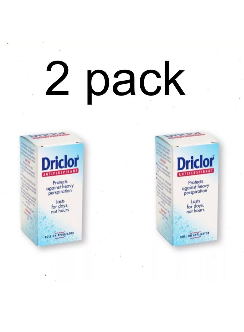 Driclor Driclor Antiperspirant Roll On Applicator 20ml 2 packs  - Image 1