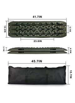 Royal Polar ROYALPOLAR 10TON Recovery Traction Tracks for Off Road Mud, Sand, Snow Tire Ladder Traction Track Vehicle Extraction Traction Mats Black  - Image 3