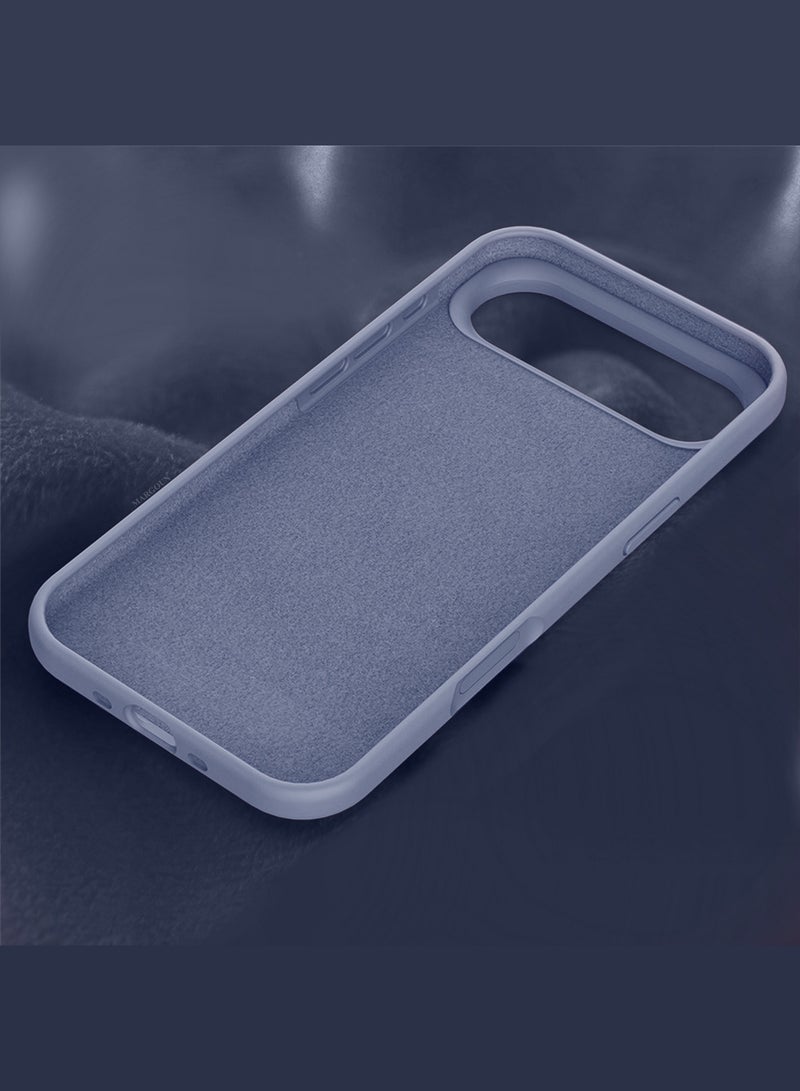 Silicone Protective Phone Case for iPhone 17 Air - Soft Anti-Scratch Microfiber Lining Ultra Slim Drop Protection Phone Cover - Pastel Purple - Image 5