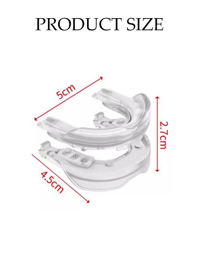 DUNISO Anti Snore Devices Snore Stopper Mouthpiece, Anti Snoring Night Mouth Guard, Sleep Aid for Grinding Teeth, Comfortable to Wear，Easy to Clean，for Prevent Teeth Grinding Disorder and Clenching at Night - Image 2