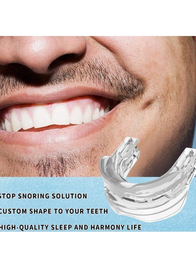 DUNISO Anti Snore Devices Snore Stopper Mouthpiece, Anti Snoring Night Mouth Guard, Sleep Aid for Grinding Teeth, Comfortable to Wear，Easy to Clean，for Prevent Teeth Grinding Disorder and Clenching at Night - Image 3