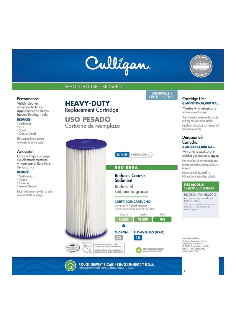 Culligan - Jumbo Filter Heavy Duty Sediment Replacement Cartridge - Image 1
