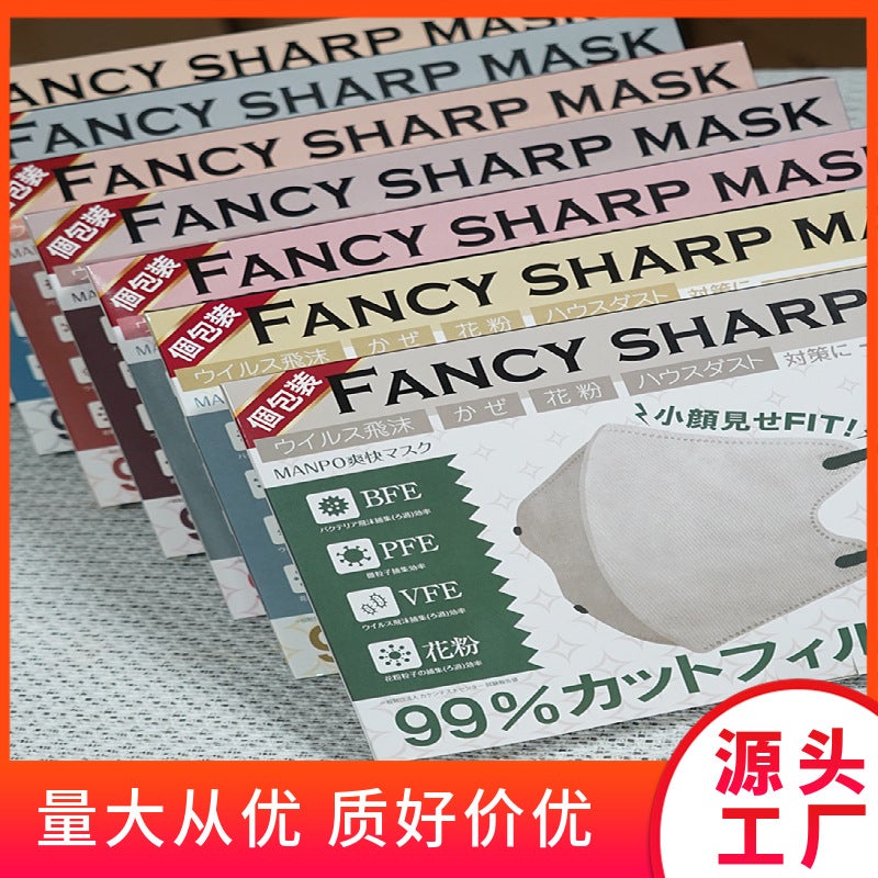Mask For Women With Good Looks 3D Stereo Disposable Stereo Colorfulful Banana Same Style Sun Protection Breathable Dopamine Colorful Mask - Image 3