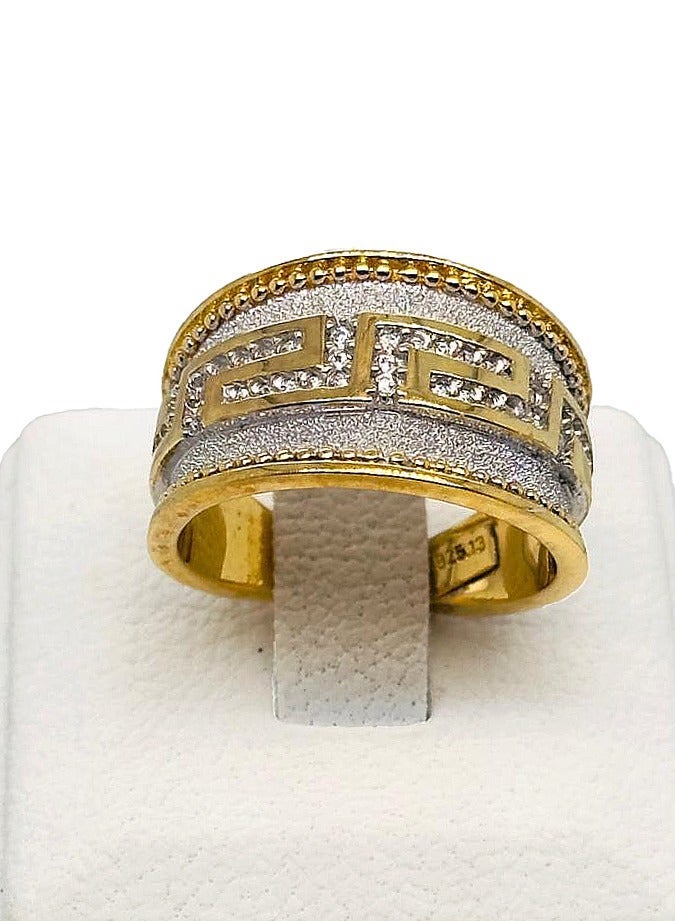 بي تي سي إيلا - خاتم فضة مطلي بالذهب (SIL0441) - Image 2