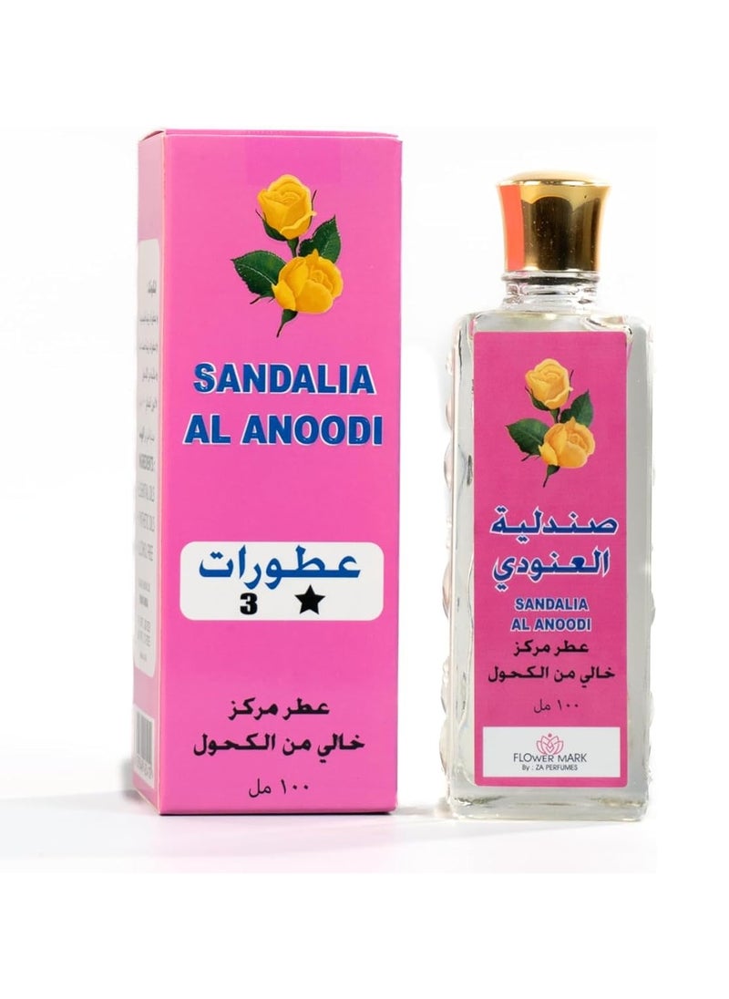 Zahrat Al Aqsa - Sandalia Anoodi Concentrated Perfume Oil 100Ml - Image 1