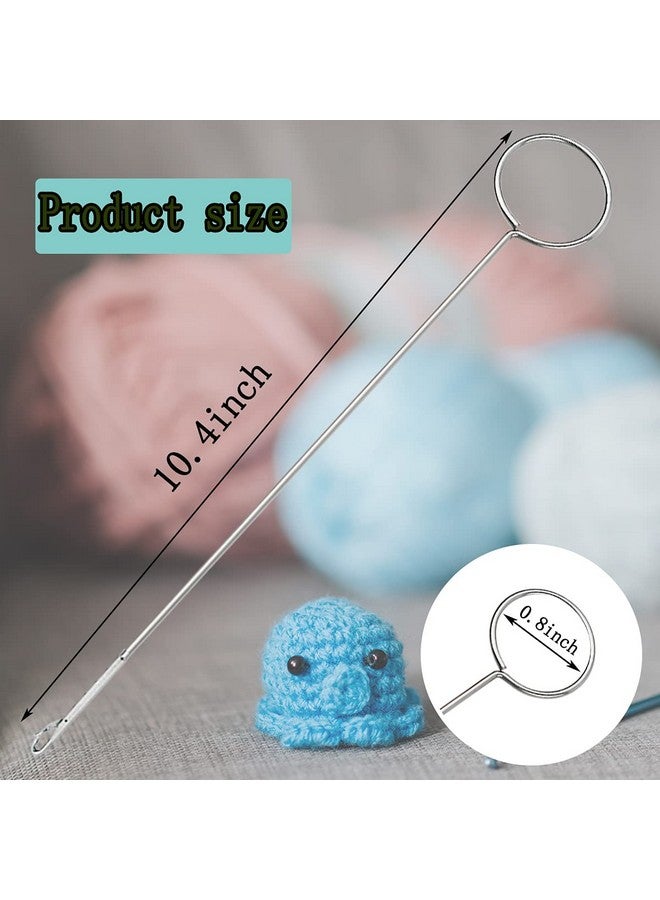 yuntop 4 Pcs Sewing Loop Turner Hook Needle Hook With Latch Tongue Crochet Tool For Fabric Belts Strips Tube Straps Diy Accessories  - Image 3