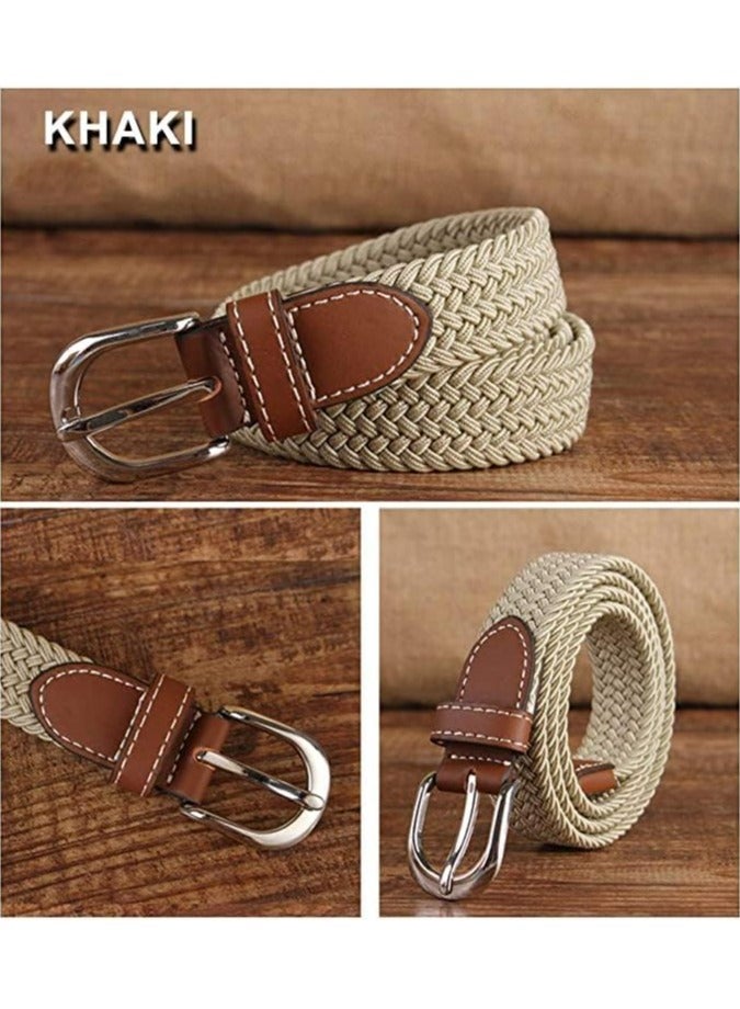 أوزيغالور حزامين قابلين للتعديل بحياكة الهواء للرجال والنساء، حزام الجولف للسراويل الجنز والبنطال - Image 2