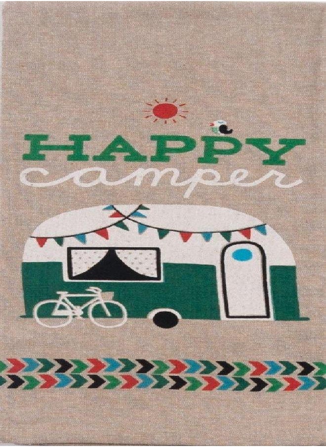 Kay Dee Kay Dee Designs Camping Adventures Chambray Towel Set - One Each Happy Camper & I Heart Camping  - Image 2