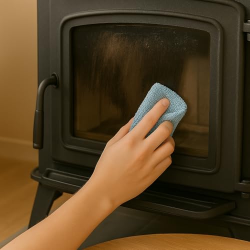 MEECO'S RED DEVIL 701 Wood Stove Glass Cleaner - Removes Creosote, Soot & Smoke from Wood, Pellet, Coal Stoves & Fireplace Inserts (2 Pack, 16 fl oz Each) - Made in the USA - Image 3