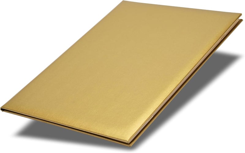 FIS A4 Certificate Folder with Golden Padded Cover and Corner Holder - Image 1