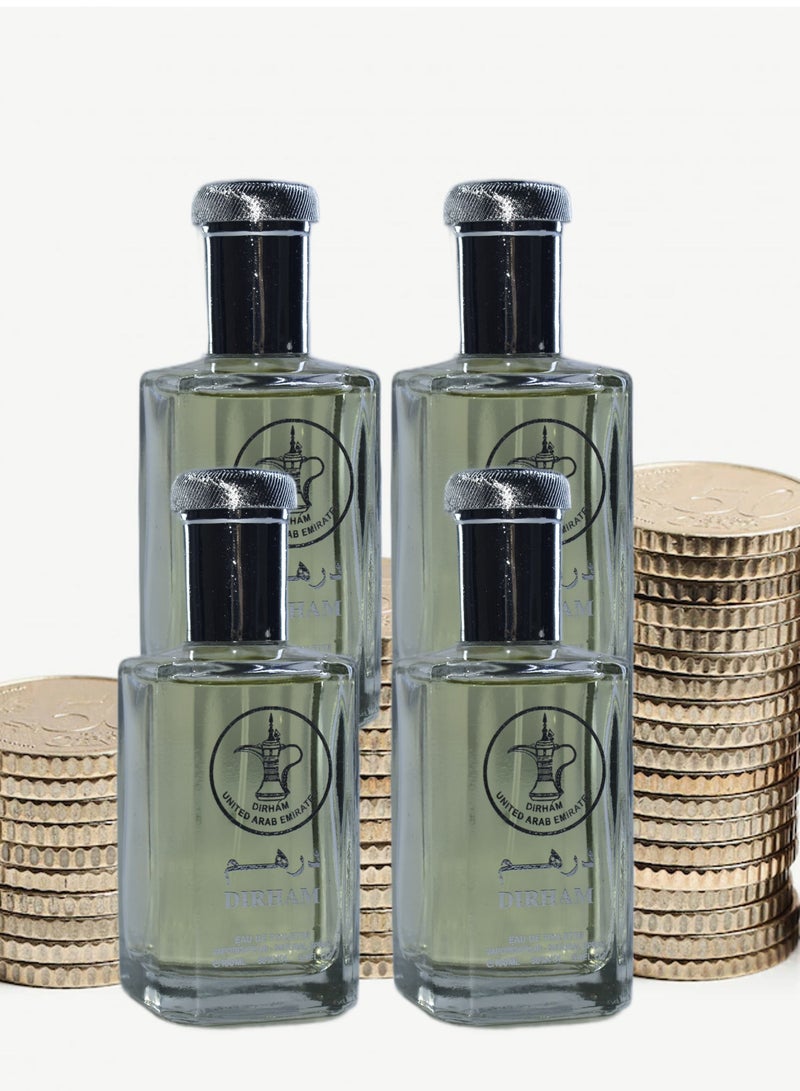 Dirham 4 Pieces Dirham Perfume EDT 100Ml - Image 1