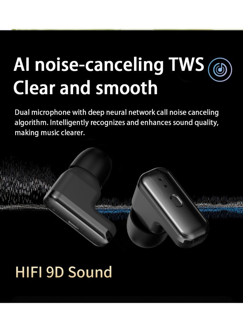 رولستيمي ساعة ذكية رياضية للرجال مقاومة للماء مع سماعة رأس لاسلكية مدمجة ، ومراقبة صحية ، ووضع رياضي متعدد ، ومناسبة لعشاق الرياضة في الهواء الطلق - Image 3