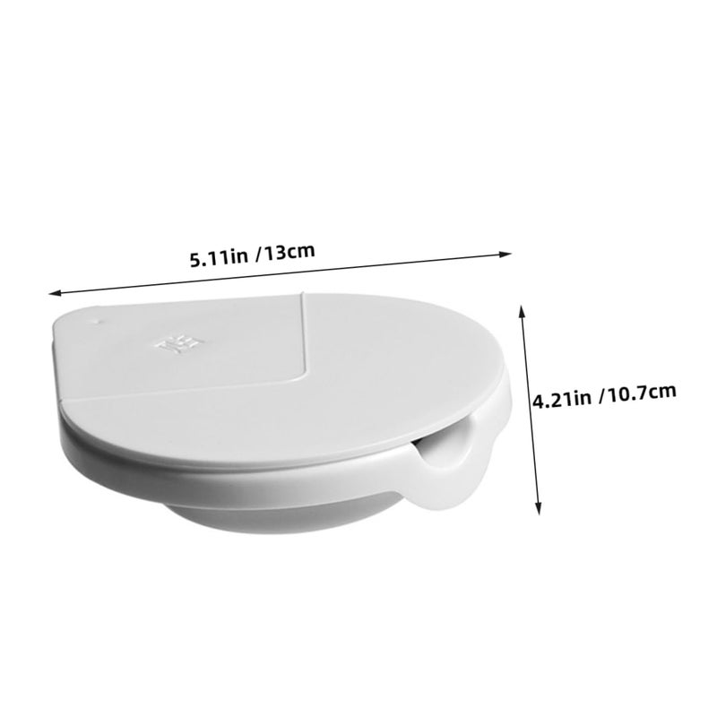 Rotatable Self Adhesive Hidden Ashtray Stainless Steel Windproof Cover Indoor Desk Use - Image 3