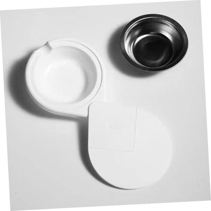 Rotatable Self Adhesive Hidden Ashtray Stainless Steel Windproof Cover Indoor Desk Use - Image 5