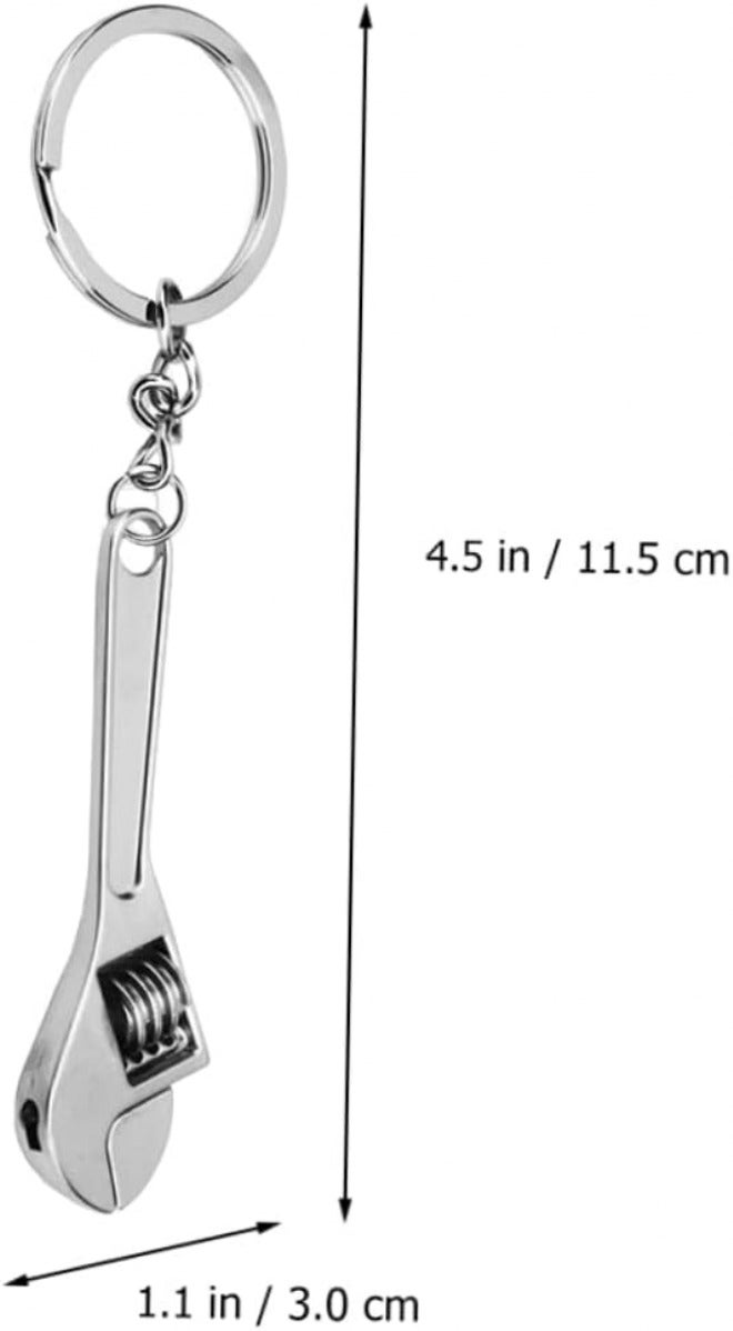 Home Key Ring Metal Keychain Creative Car Key Chain Small Wrench Keyring - Image 5